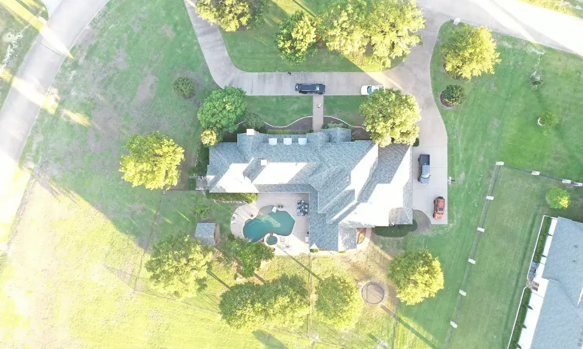 New shingle roof installation on a home in Clarendon Hills